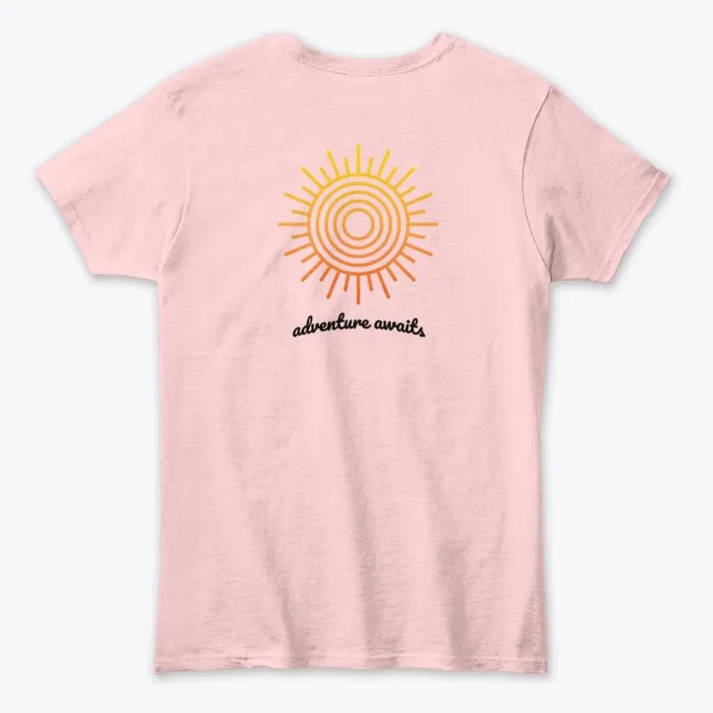 Womens Adventure Awaits classic tee 